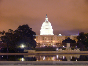 Capitol at night